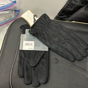 Men’s iso toner brand brushed microfiber gloves. Brand new. With tags.